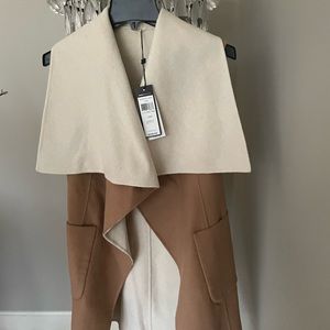 BCBGMAXAZRIA Cole Reversible Sweater Vest XXS